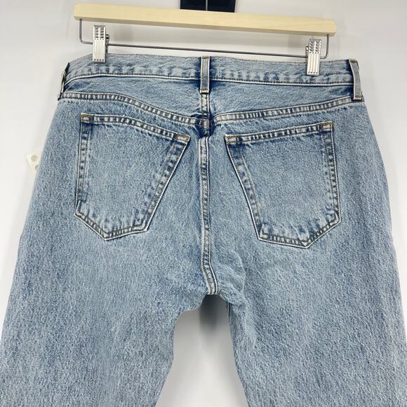 KHAITE | NWT Kyle Low-Rise Straight-Leg Jeans Santa Fe Light Wash 28 - Picture 9 of 12